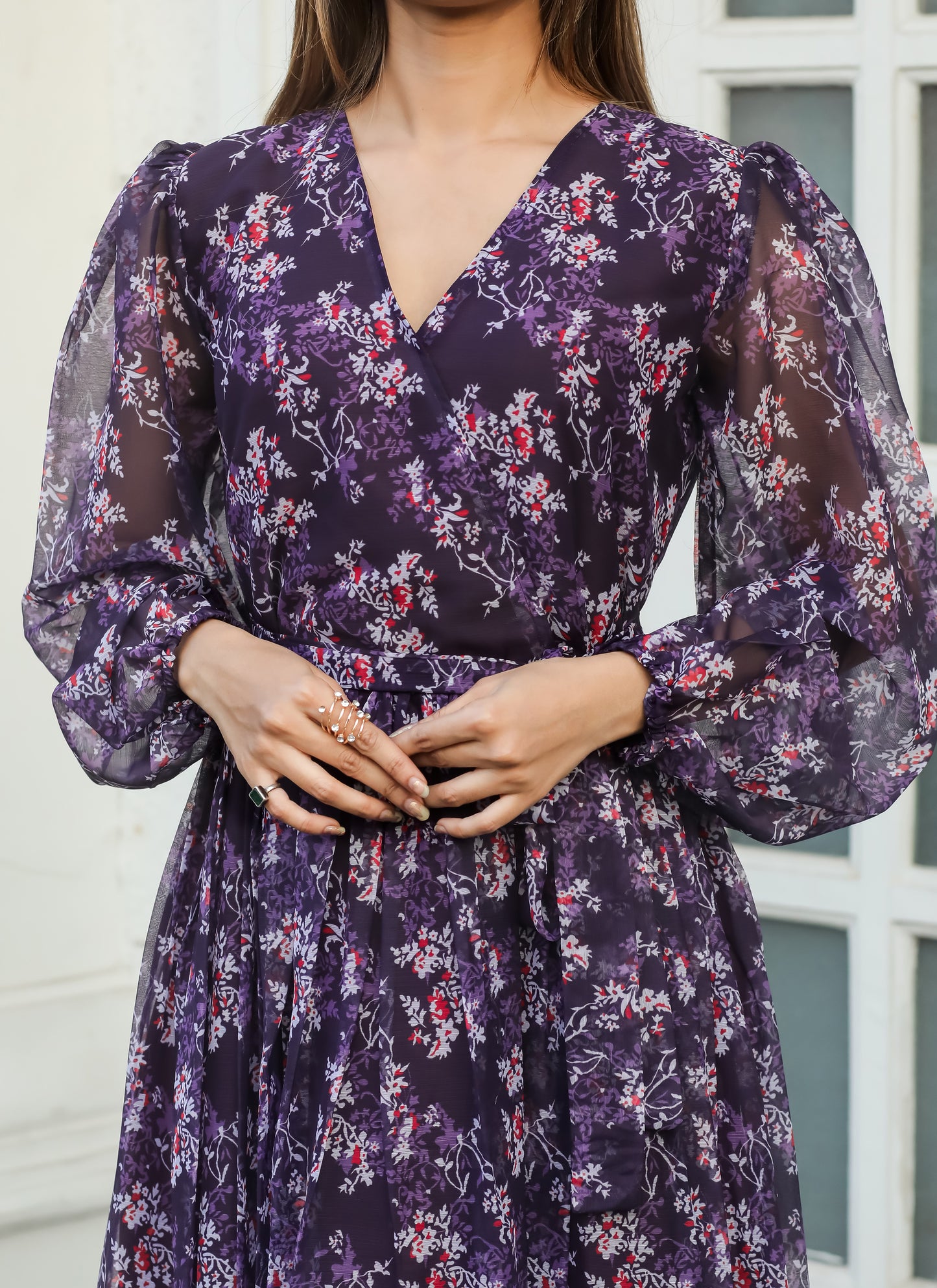 Purple Long Maxi Dress