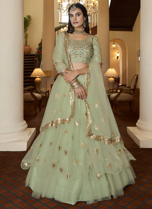 Designer Lehenga Choli for Women Bollywood Stylish Ghagra Choli Green Party  Wear Haldi Lengha Choli Wedding Wear Bridal Lahanga Choli -  Canada
